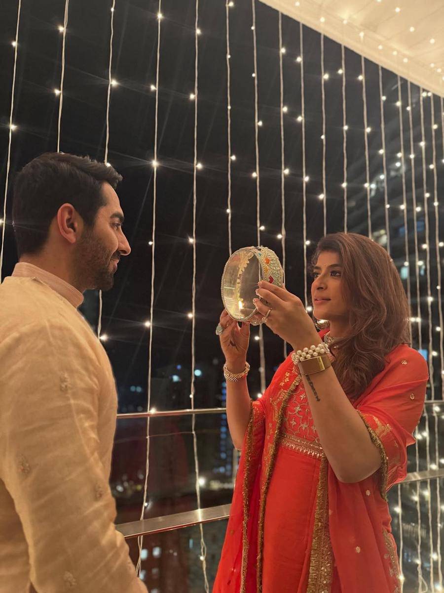 Ayushmann Khurrana dan istri 