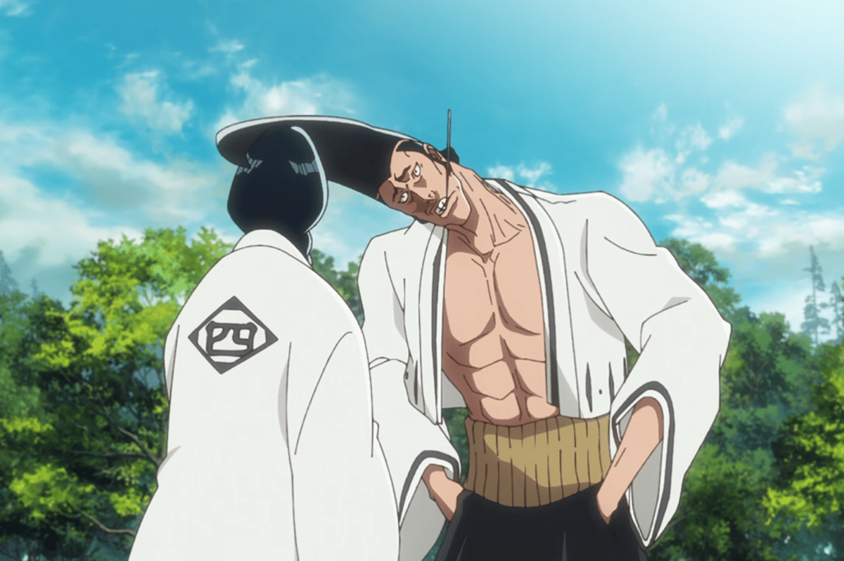 Retsu Unohana dan Tenjiro Kirinji