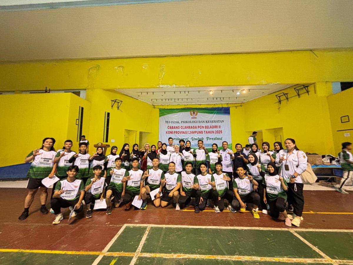 Atlet Taekwondo Lampung yang berangkat ke PIN Beladiri di Kudus.