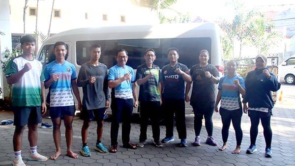 Para Judoka Lampung di Kudus jelang PON Beladiri. (IDN Times/istimewa)