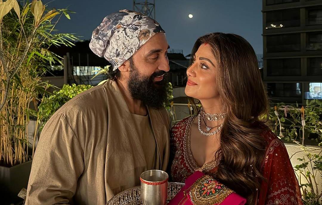 Shilpa Shetty dan suami 