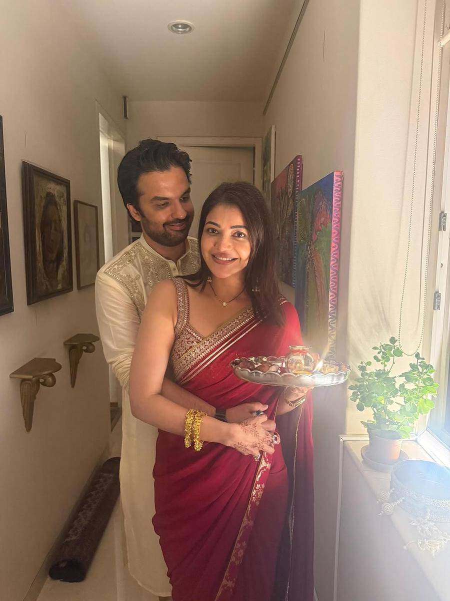 Kajal Aggarwal dan suami 
