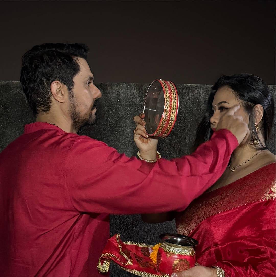 Randeep Hooda dan istri 