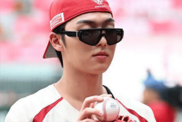 potret Choi Hyun Wook di Liga Shinhan SOL Bank KBO 2025 (dok. OSEN)