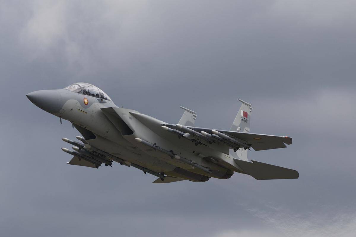 jet F-15 milik Qatar. (Ronnie Macdonald from Chelmsford, United Kingdom, CC BY 2.0 <https://creativecommons.org/licenses/by/2.0>, via Wikimedia Commons)
