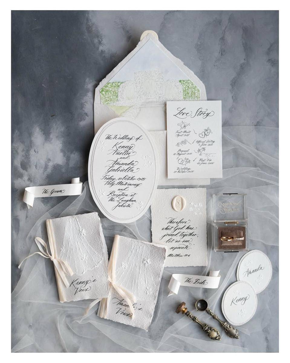 Amidst Jakarta’s quiet heart, Amanda and Kenny wed, a vision in white and lace, tailored grace a.jpg