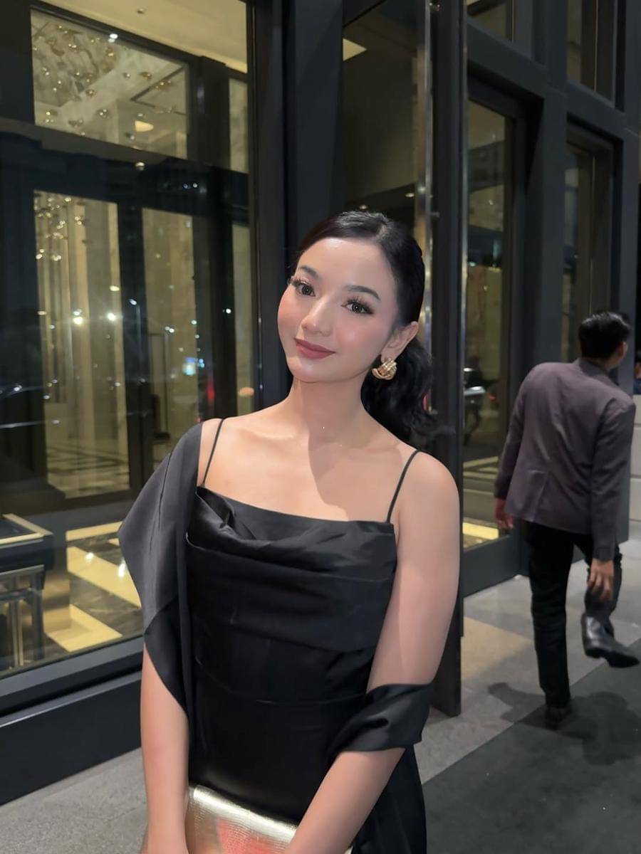 Glenca Chysara di pernikahan Amanda Manopo
