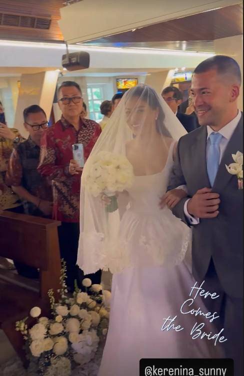 Pernikahan Kerenina Sunny dan Rheza (instagram.com/kerenina_sunny)