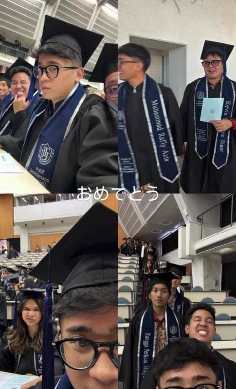 Rafly Anak Mulan Jamelaa Wisuda di Jepang (instagram.com/mulanjameela1)