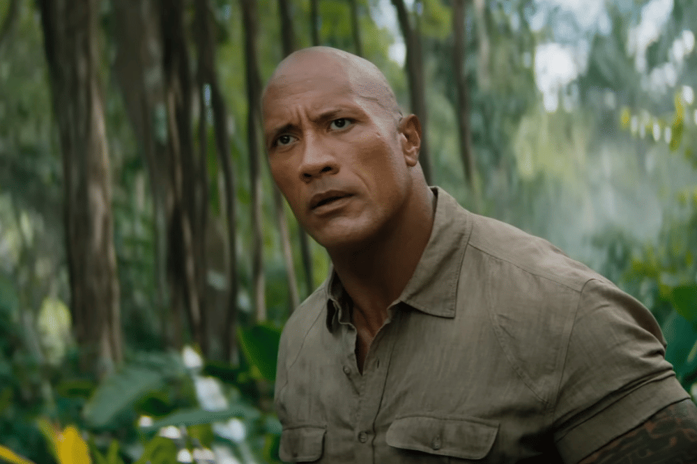 Dwayne Johnson alias The Rock di film Jumanji: The Next Level