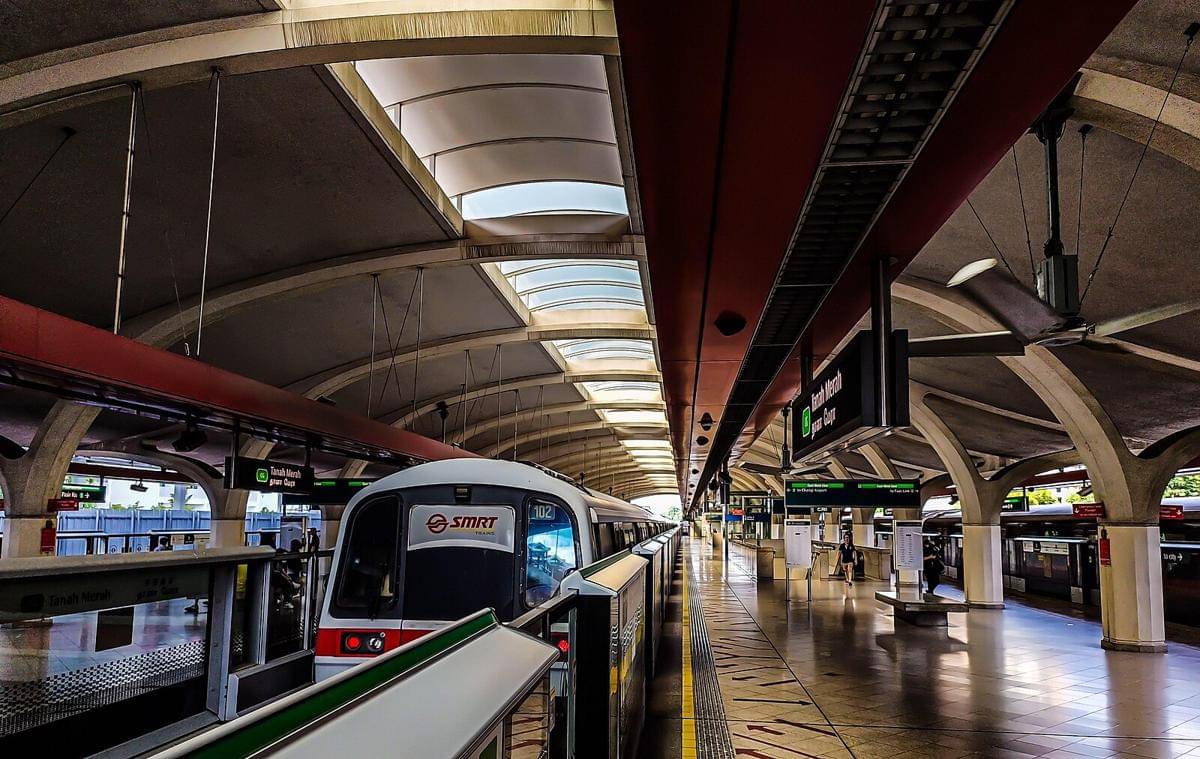 potret Stasiun MRT Tanah Merah