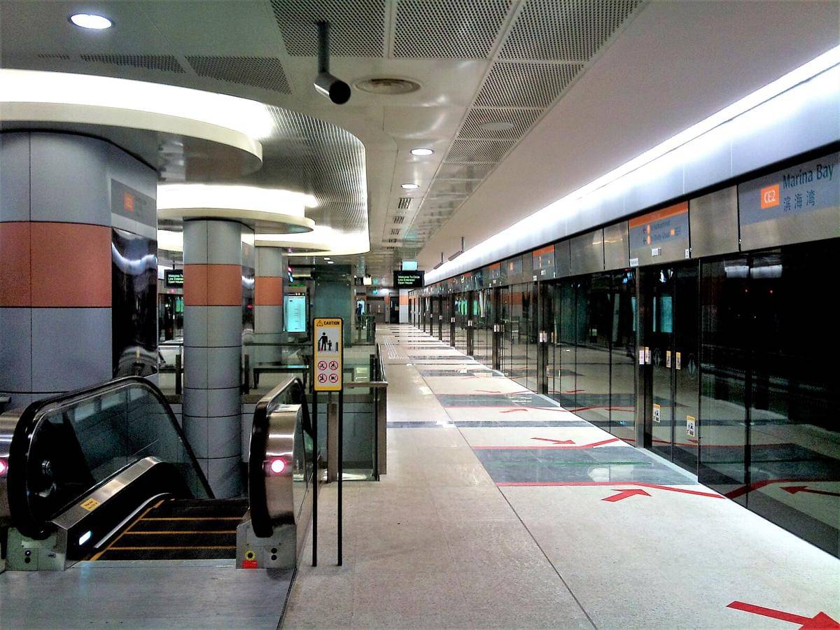 potret Circle Line Marina Bay