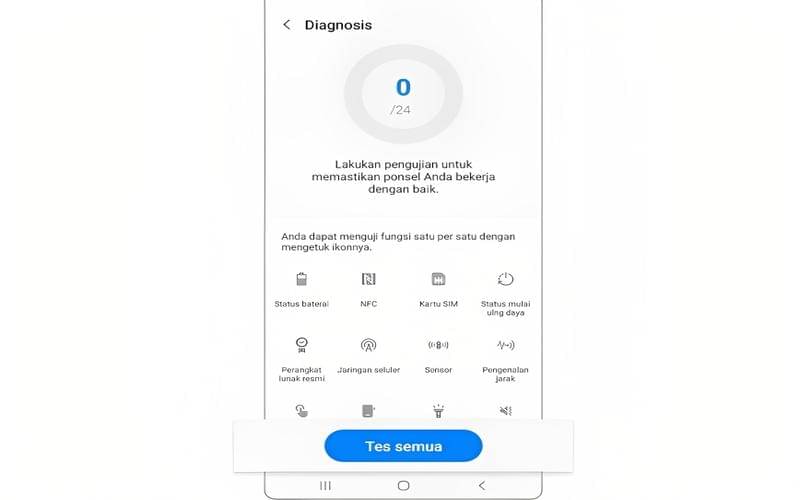 cara cek kesehatan HP pakai fitur Diagnostik di Samsung Members