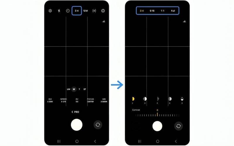 cara setting kamera Mode Pro di HP Samsung Galaxy