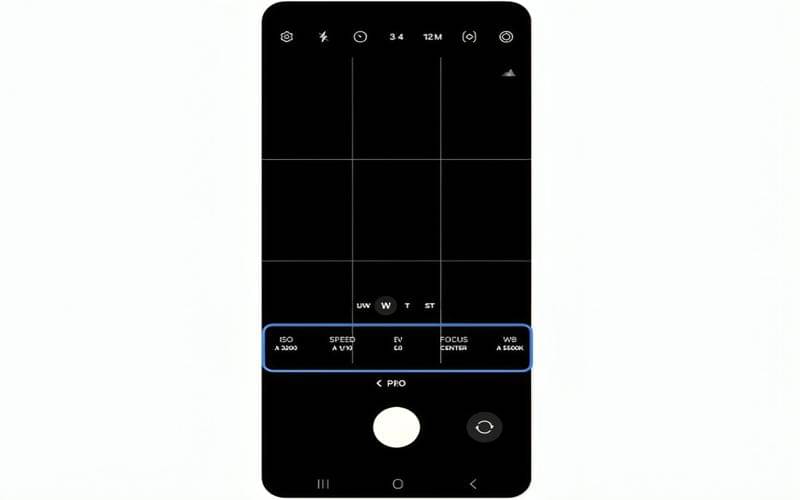 cara setting kamera Mode Pro di HP Samsung Galaxy