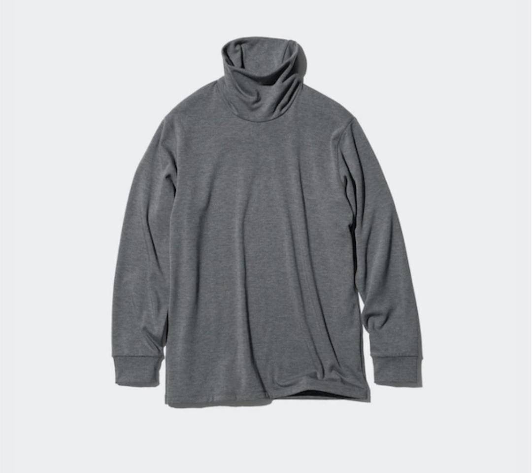 UNIQLO HEATTECH Ultra Hangat T-Shirt Kerah Tinggi (uniqlo.com) 