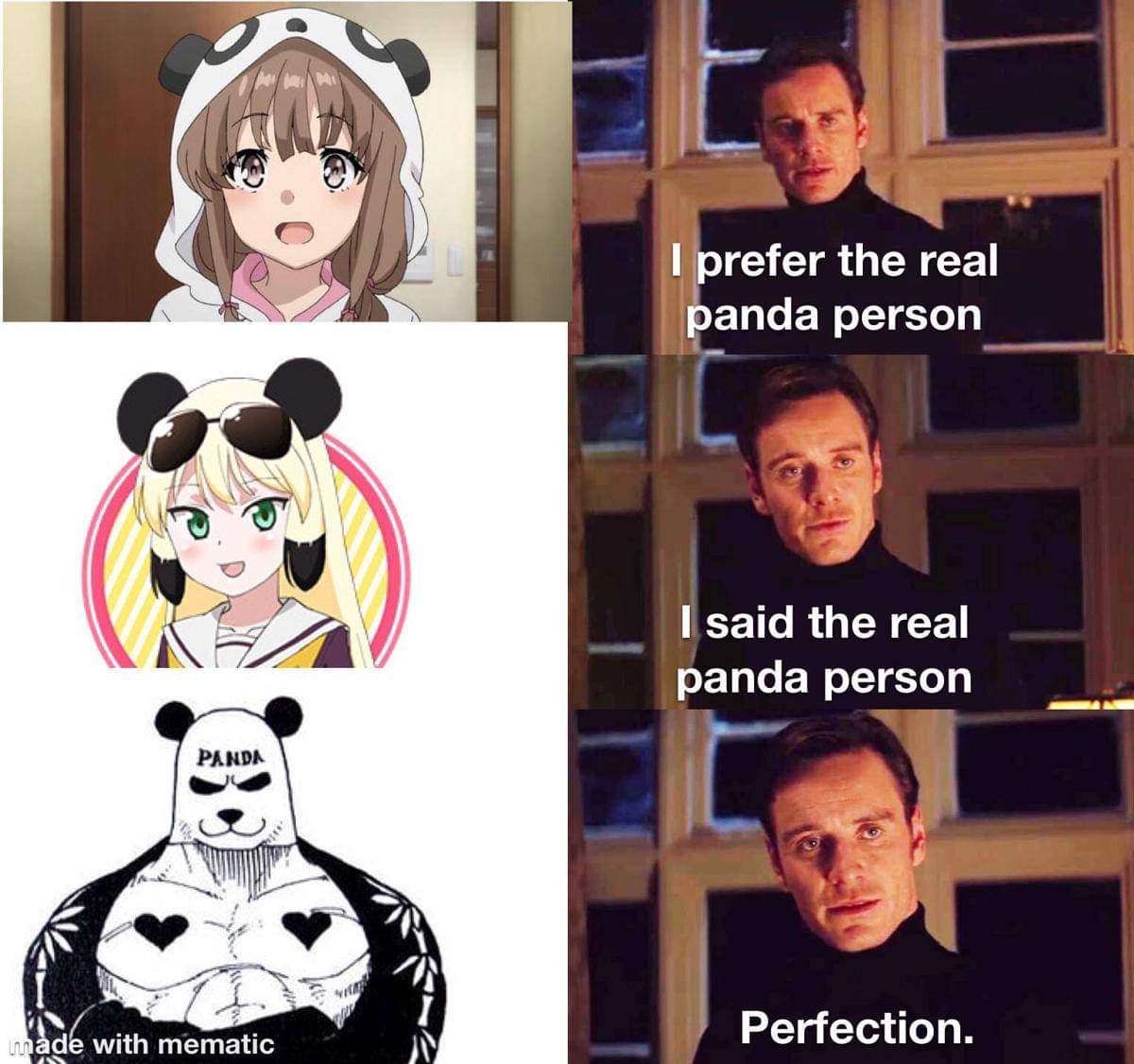 meme anime tentang panda 