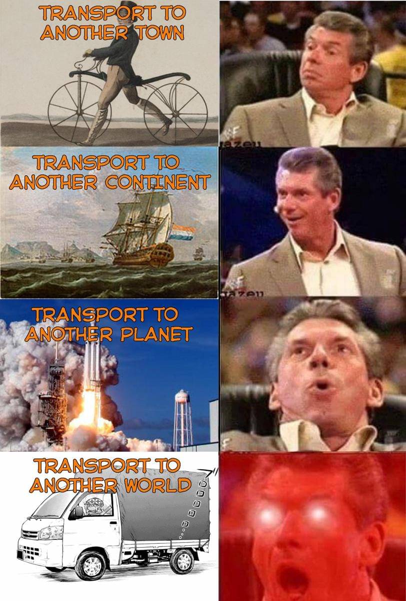 meme anime tentang transportasi