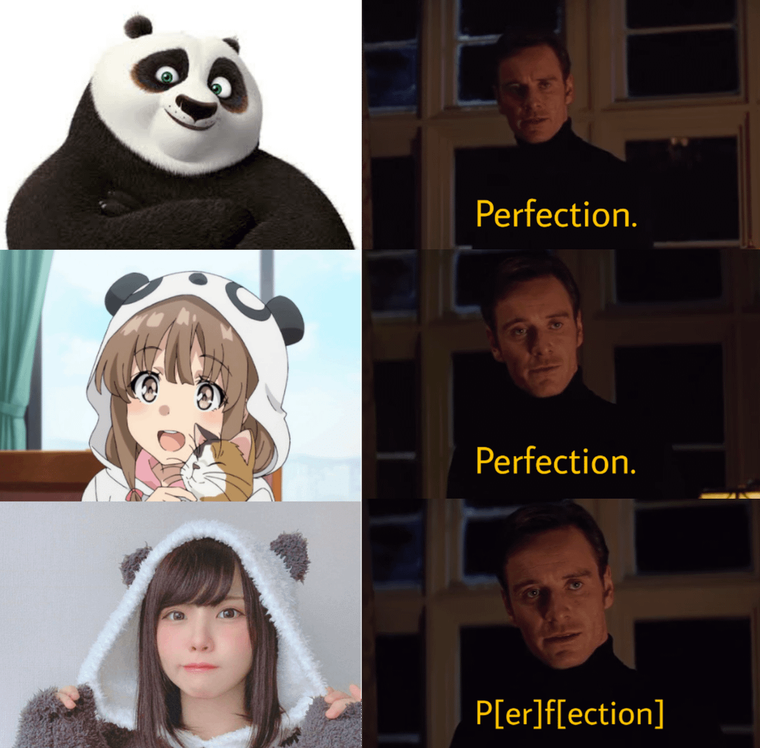 meme anime tentang panda 