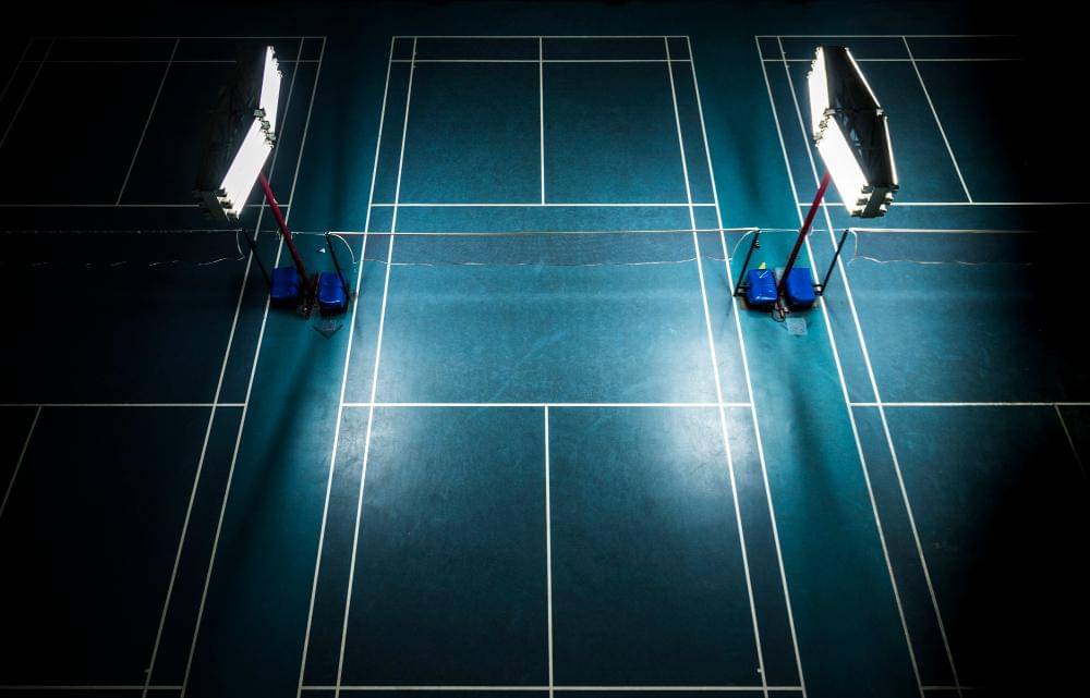 ilustrasi lapangan badminton (freepik.com/rawpixel.com)
