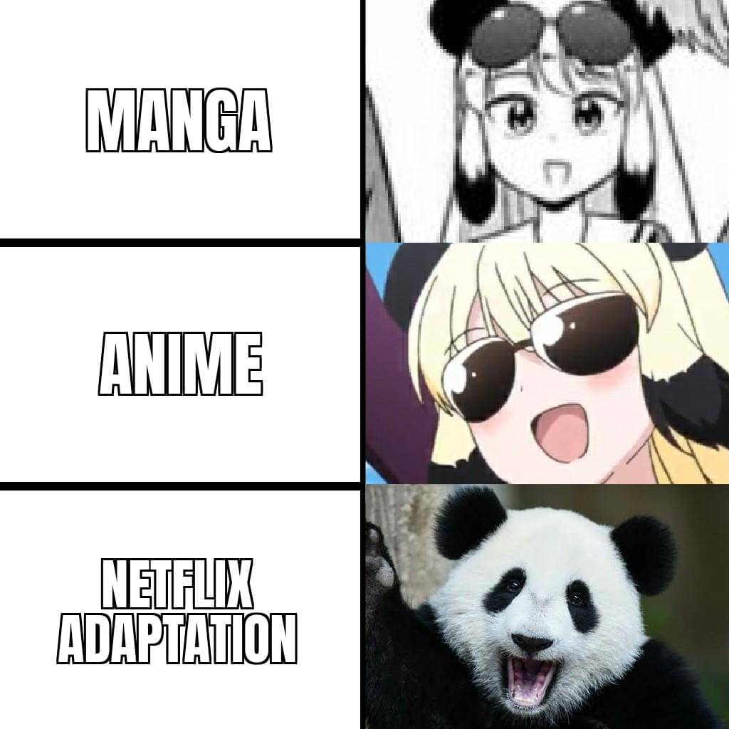 meme anime tentang panda 