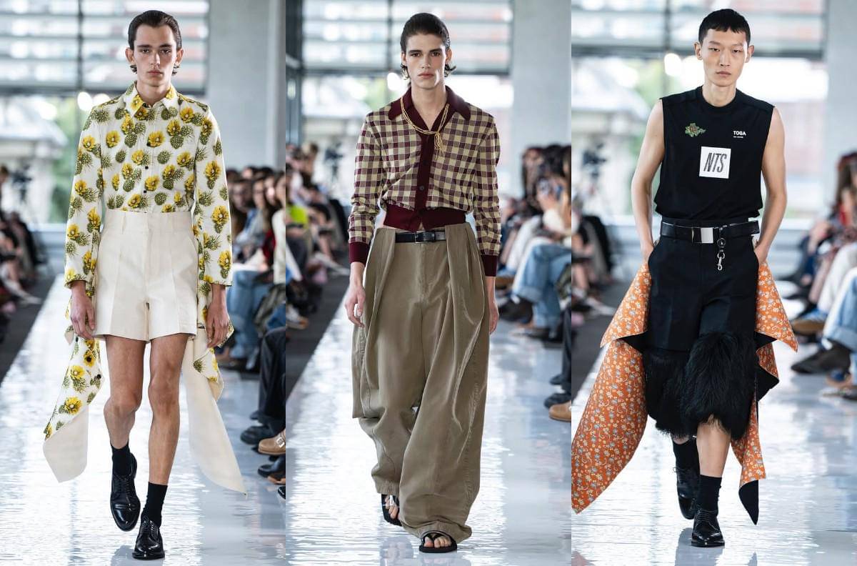 Koleksi TOGA S/S '26 di London Fashion Week (instagram.com/togaarchives)