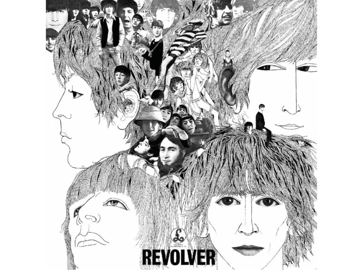 sampul album Revolver dari The Beatles