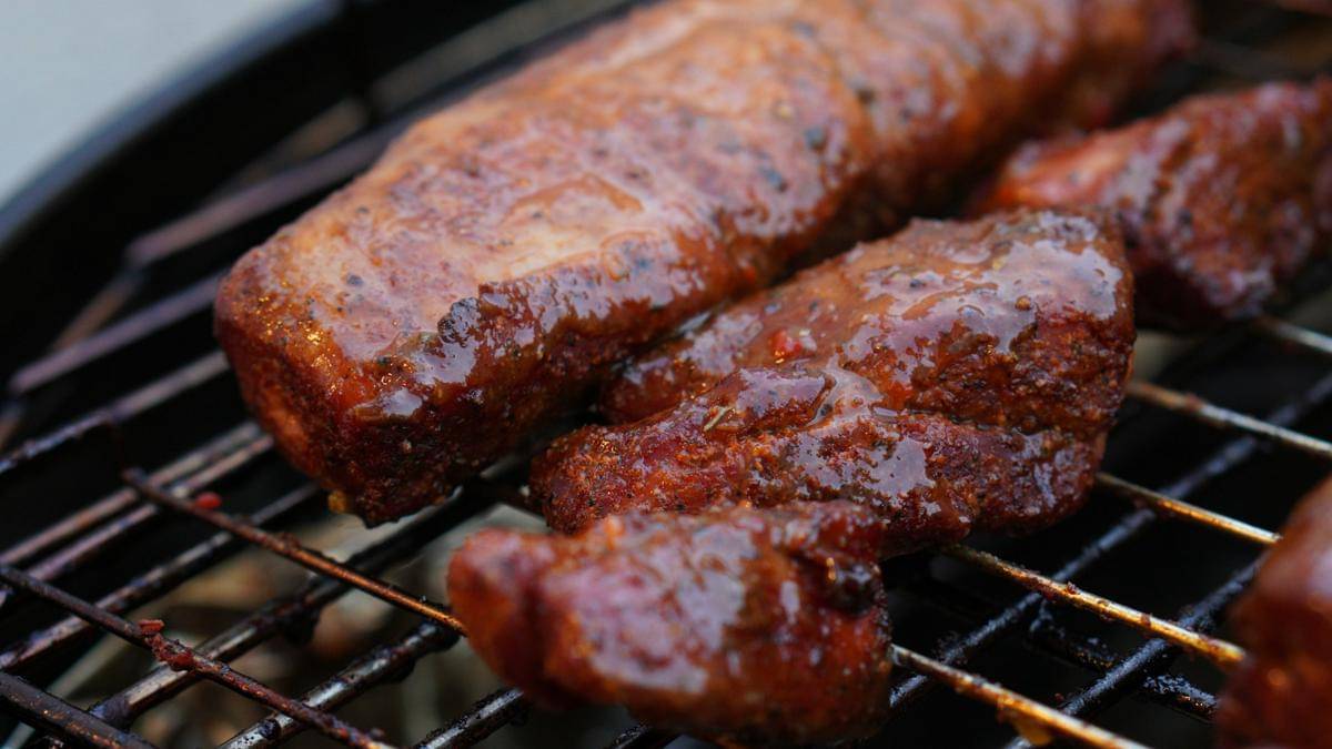 Potret inihaw na liempo khas Filipina 