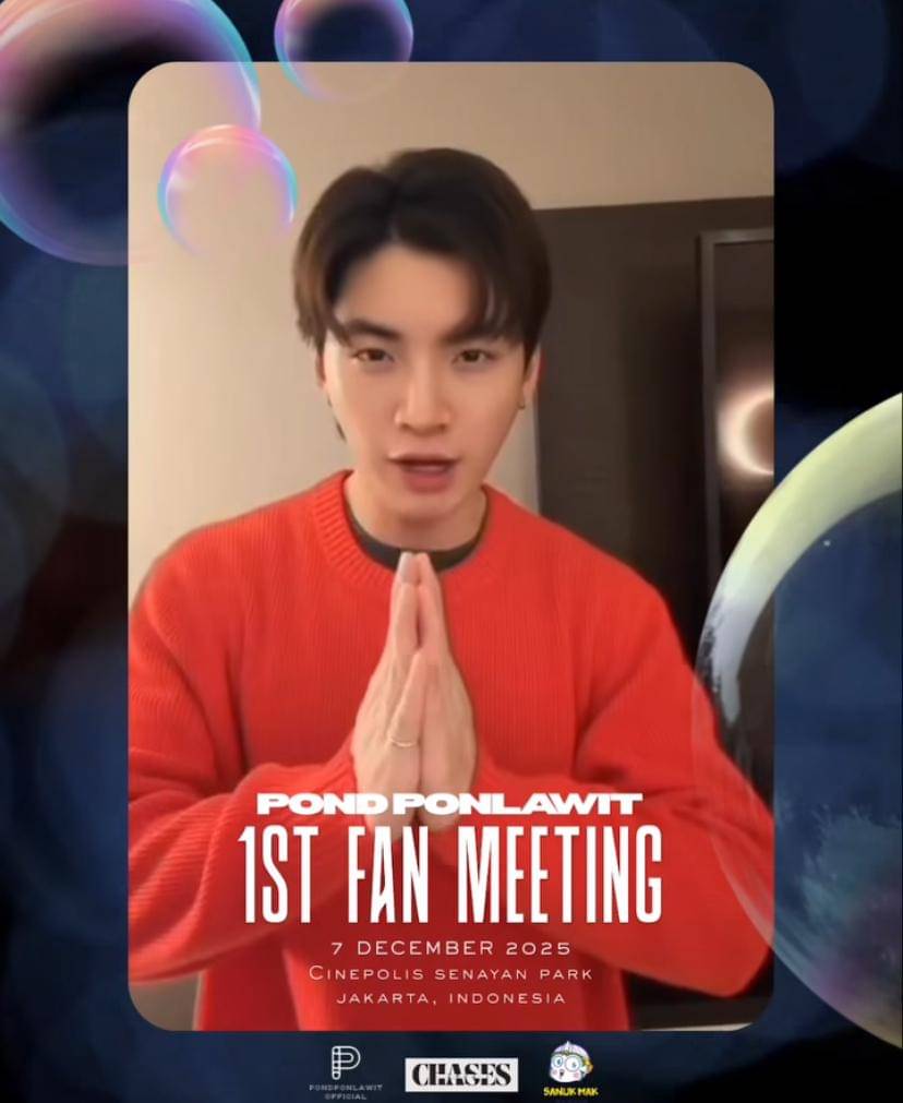 Pond Ponlawit akan gelar fan meeting perdana di Jakarta 2025 