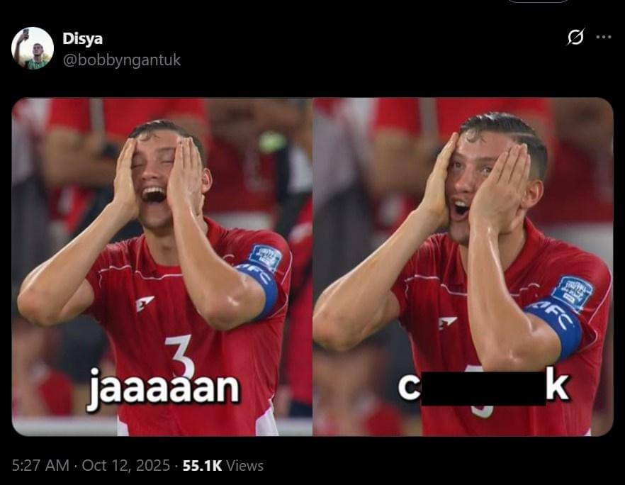meme timnas Indonesia gagal ke Piala Dunia