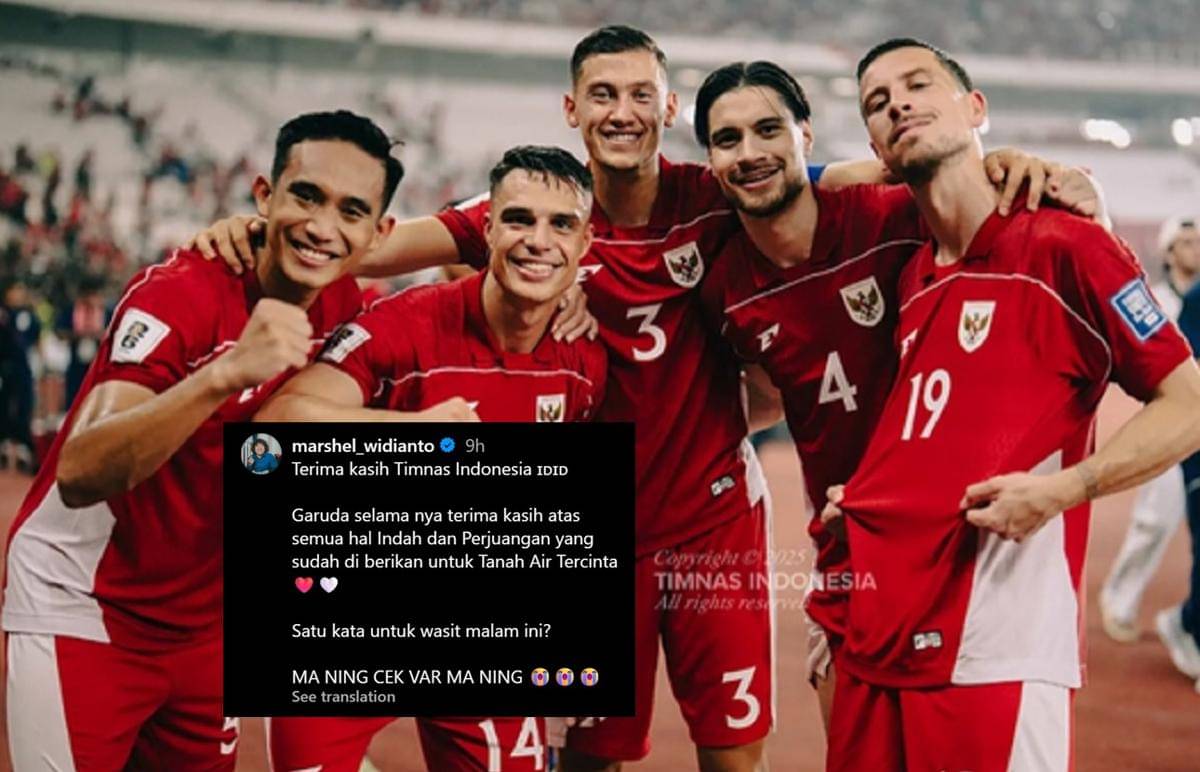 reaksi artis usai timnas kalah dari Irak