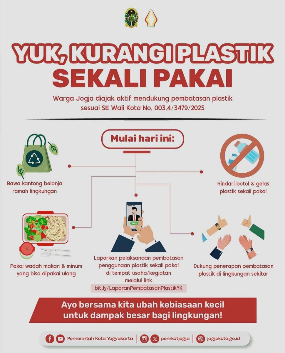 Imbauan mengurangi plastik sekali pakai