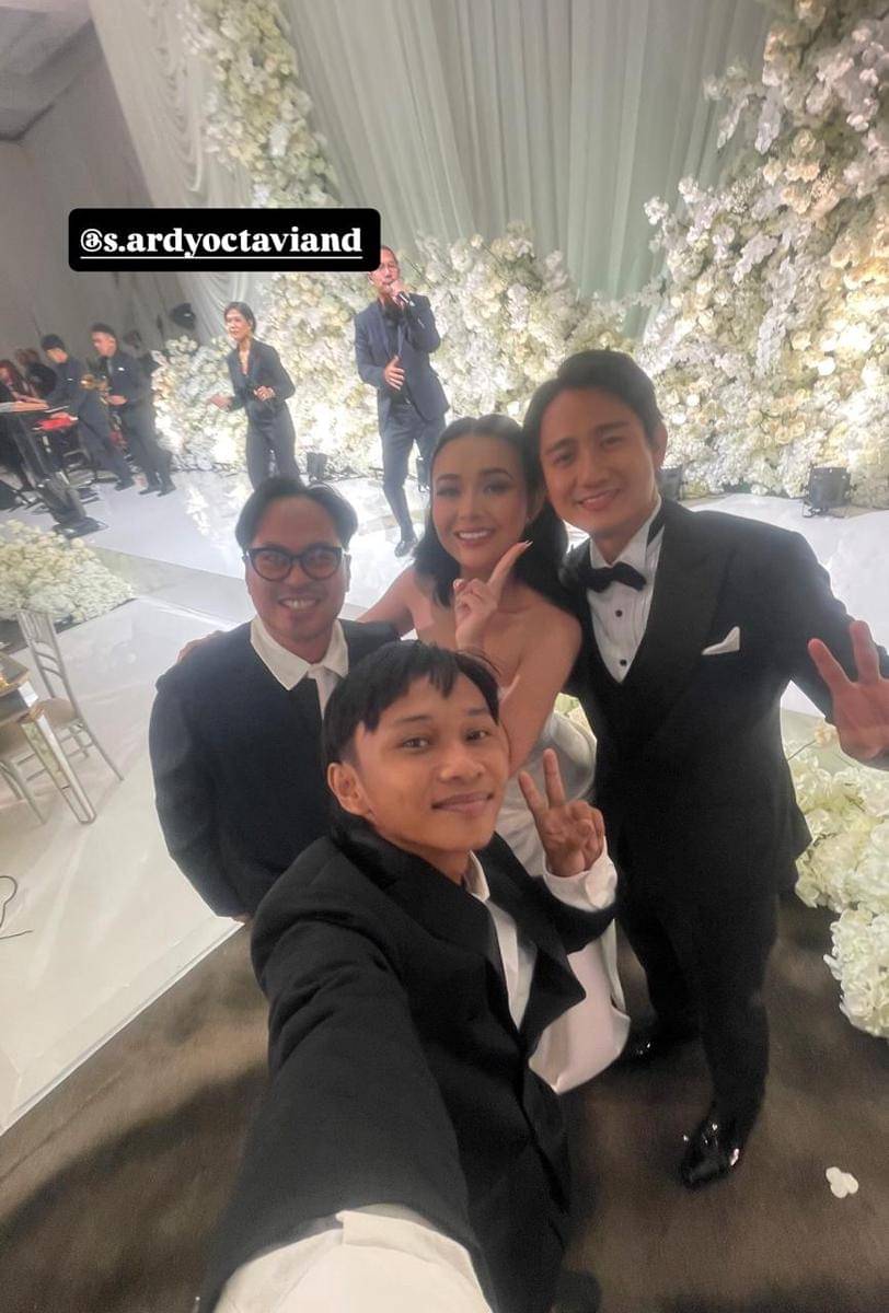 Fajar Sadboy di pernikahan Amanda Manopo 