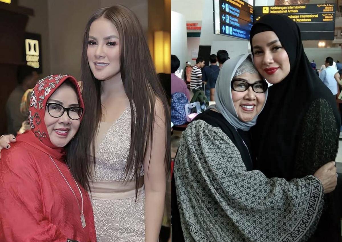 potret kenangan Olla Ramlan dan ibunya yang meninggal dunia