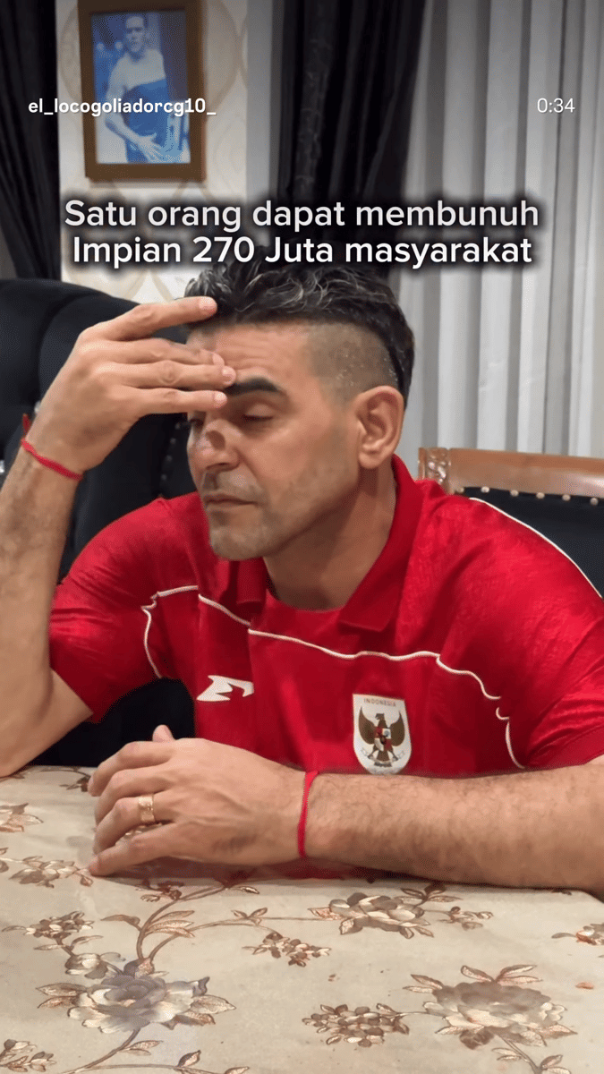 reaksi artis usai timnas kalah dari Irak