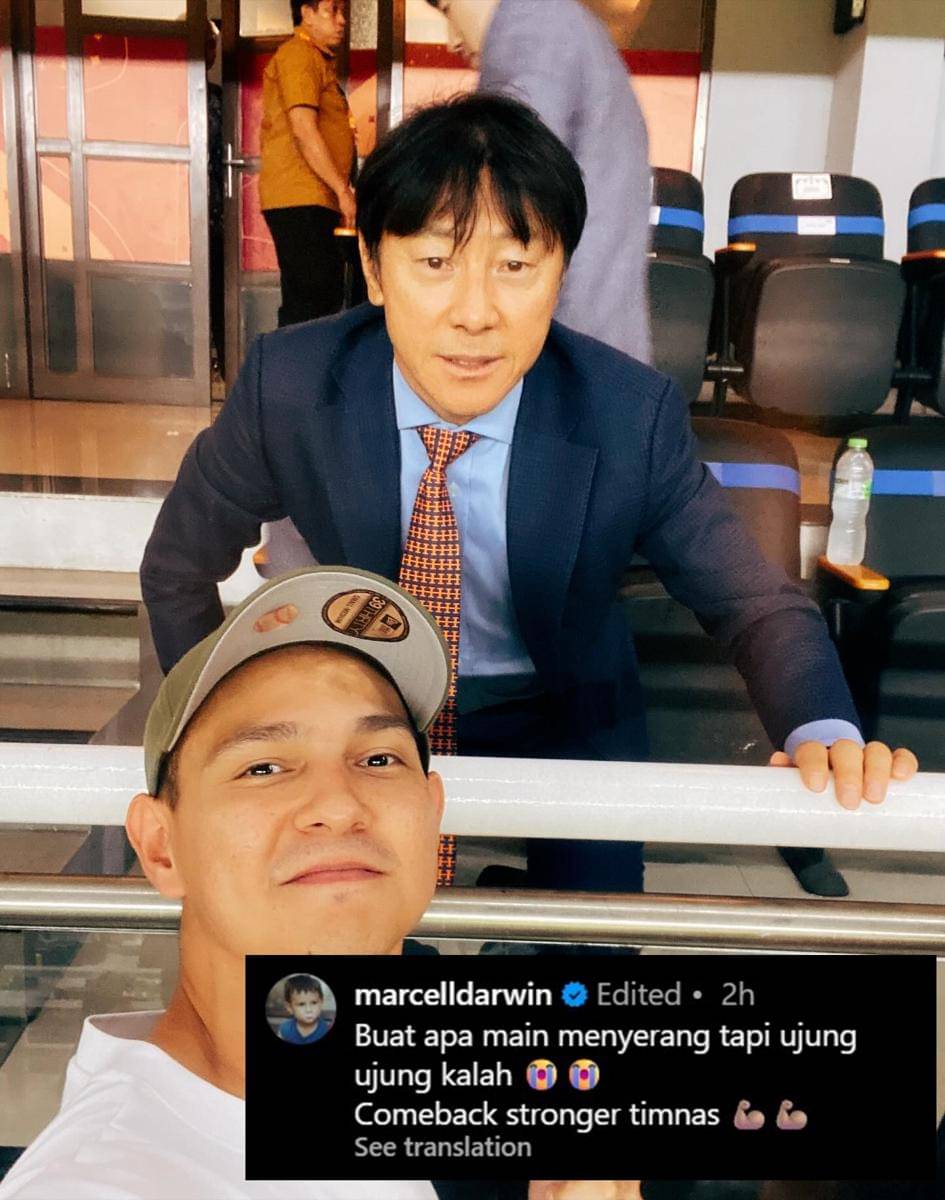 reaksi artis usai timnas kalah dari Irak