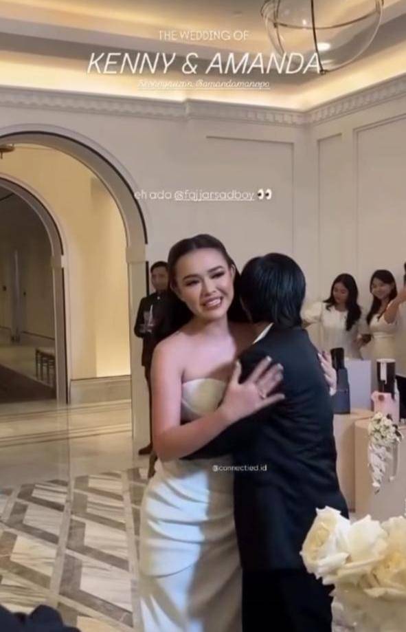 Fajar Sadboy di pernikahan Amanda Manopo 