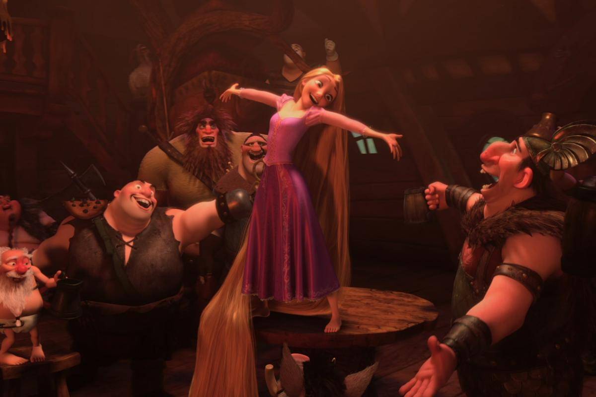 Rapunzel sebagai Center, Lead Dancer, dan Sub Vocalist (dok. Disney/Tangled)