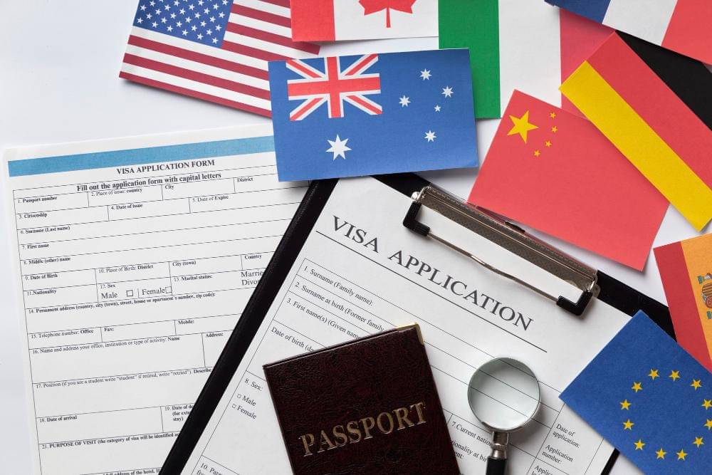 ilustrasi dokumen pengajuan visa