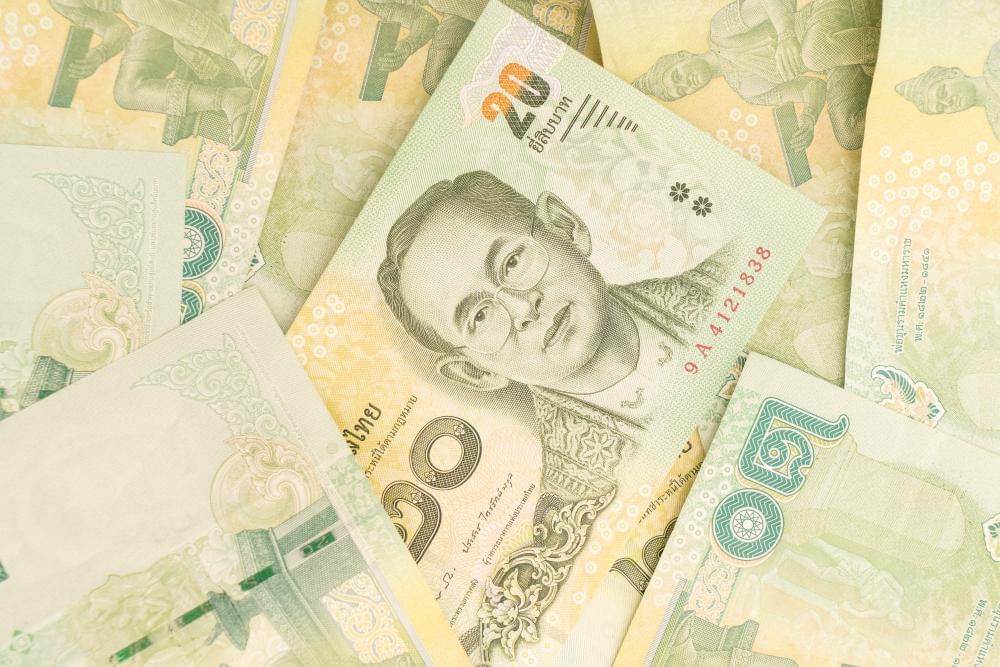 ilustrasi mata uang baht