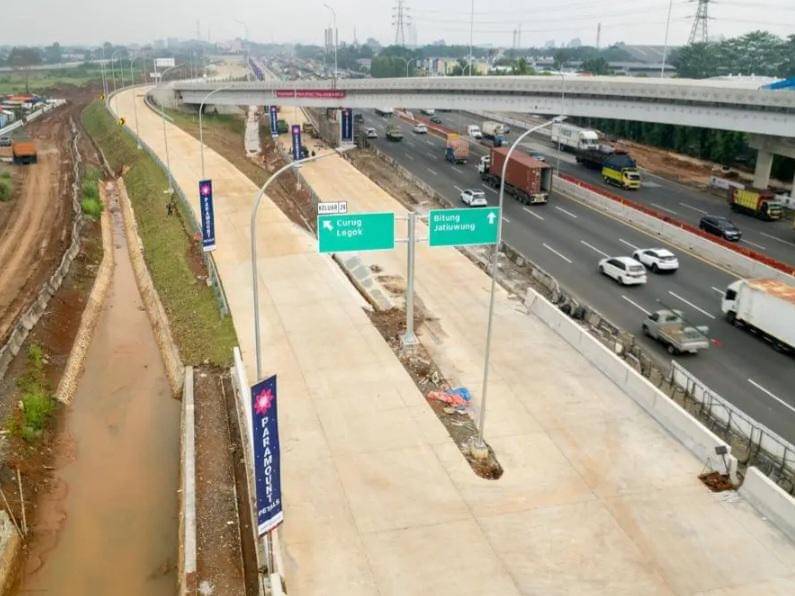 Akses baru tol Tangerang-Merak KM 25 (IDN Times/Maya Aulia Aprilianti)