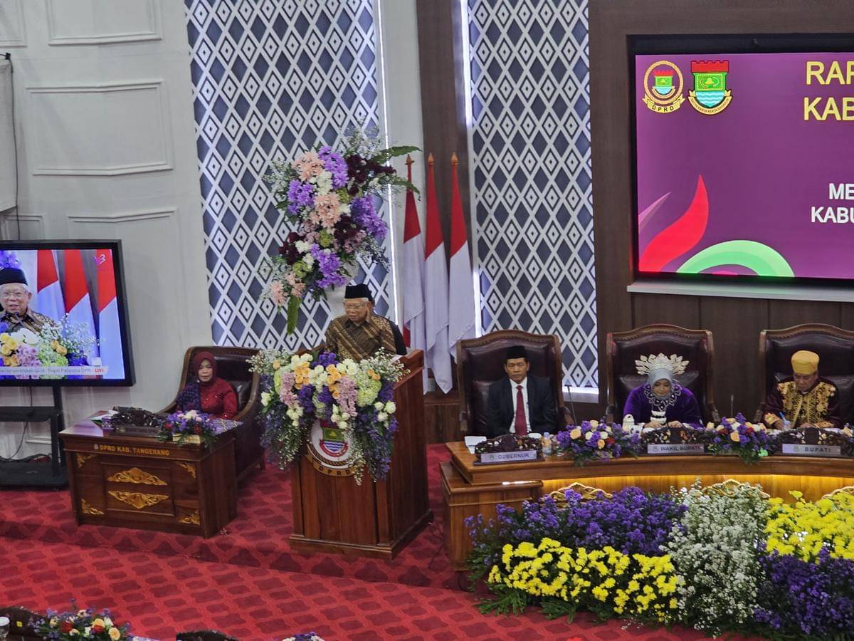 Pesan Ma'ruf Amin untuk HUT Ke-393 Kabupaten Tangerang