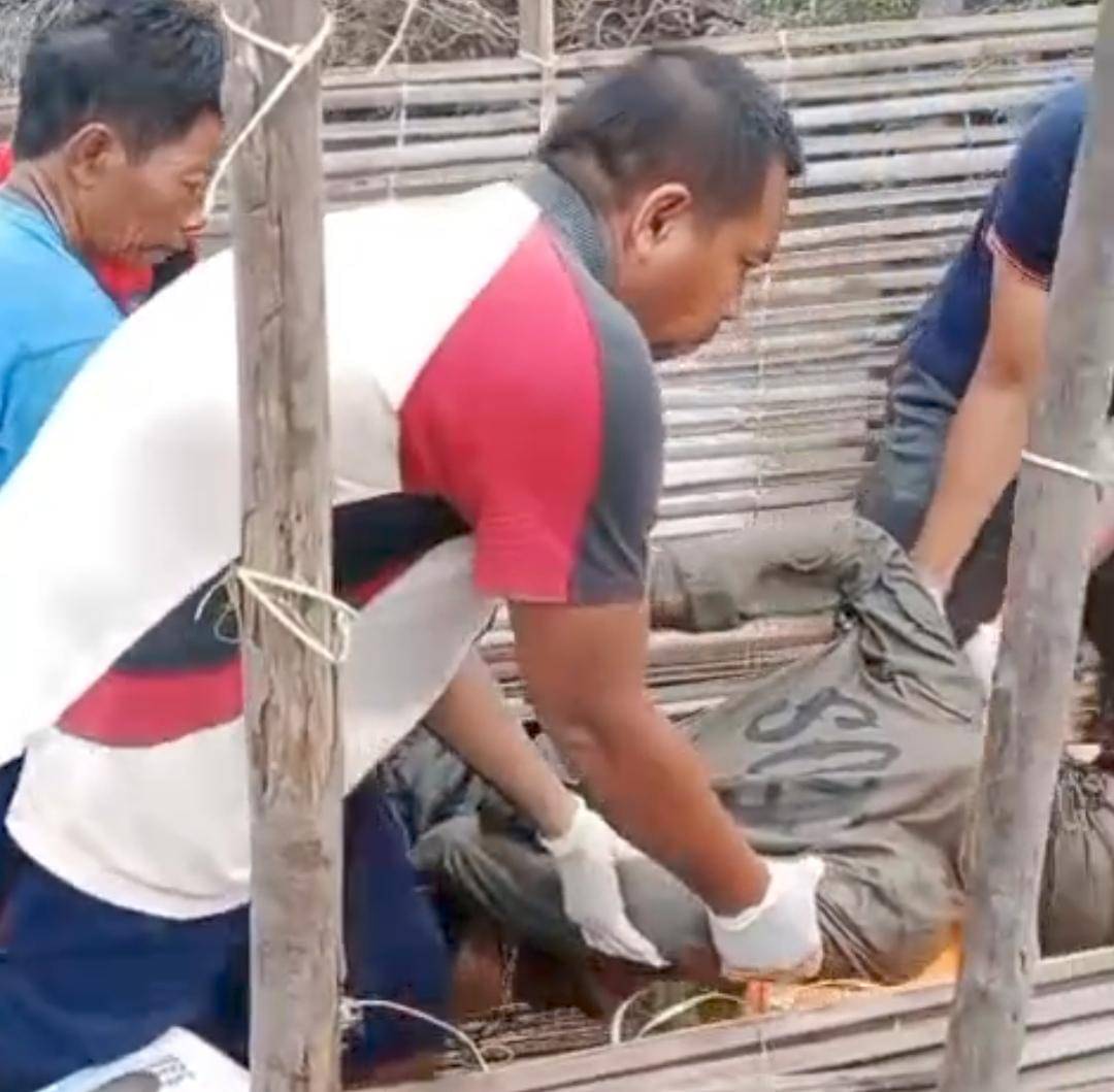 Penemuan mayat tanpa identitas di Sekayu. (Dok. Istimewa)