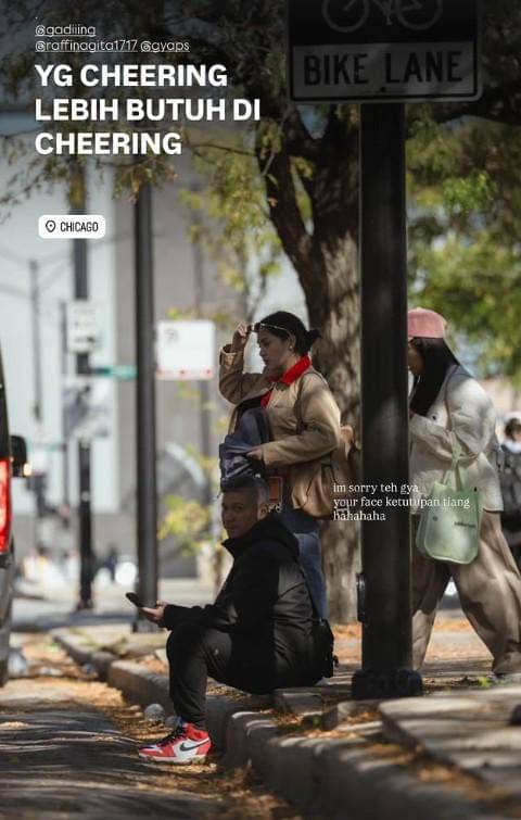 Tim Hore di Chicago Marathon (instagram.com/raffinagita1717)