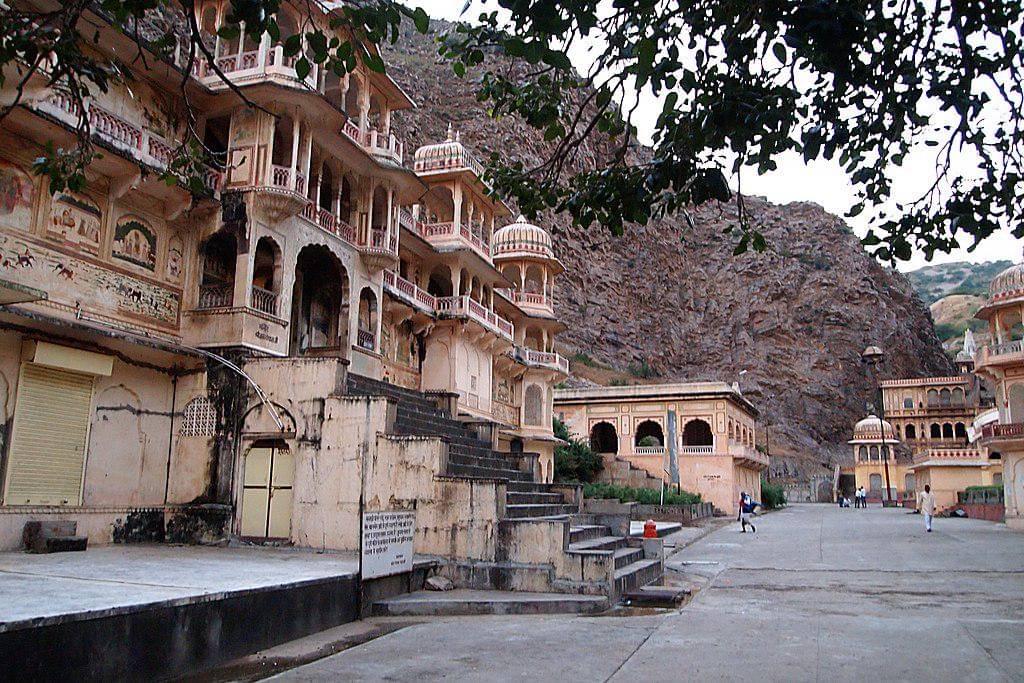 Kuil monyet di Jaipur