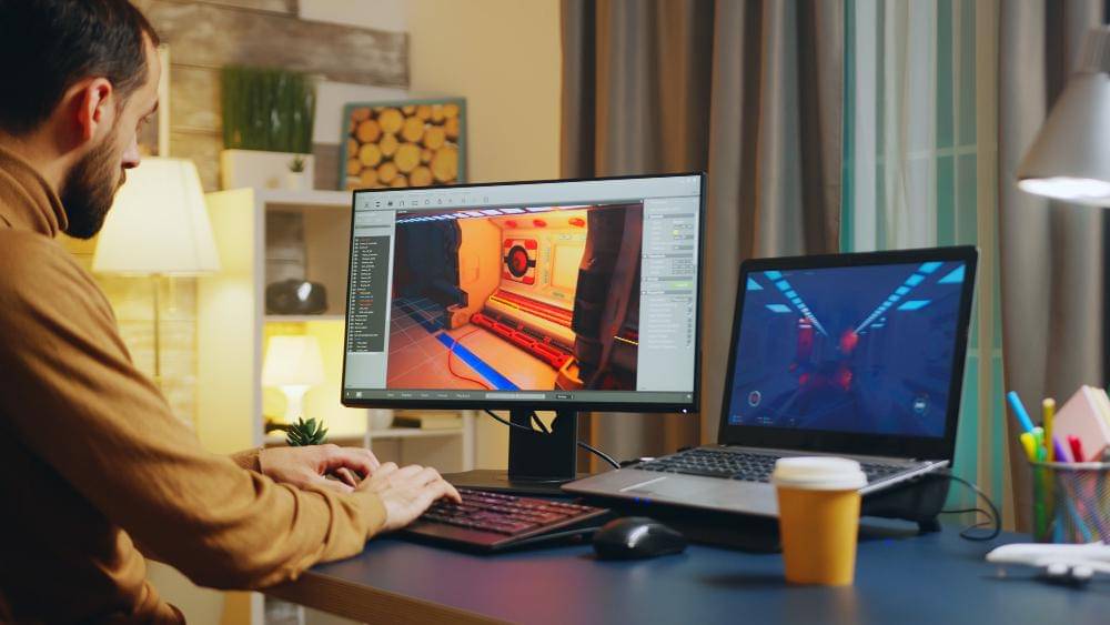 ilustrasi membuat animasi 3D 
