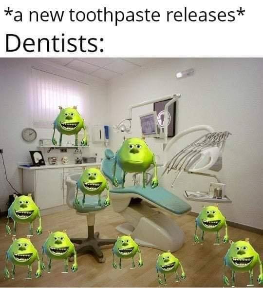 meme kartun tentang dokter gigi