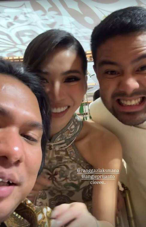 Artis Hadiri Prosesi Sangjit Ranggaz Laksmana (Instagram.com/ranggazlaksmana)