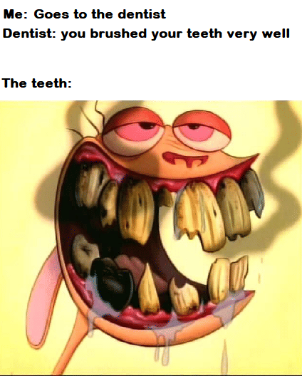 meme kartun tentang dokter gigi
