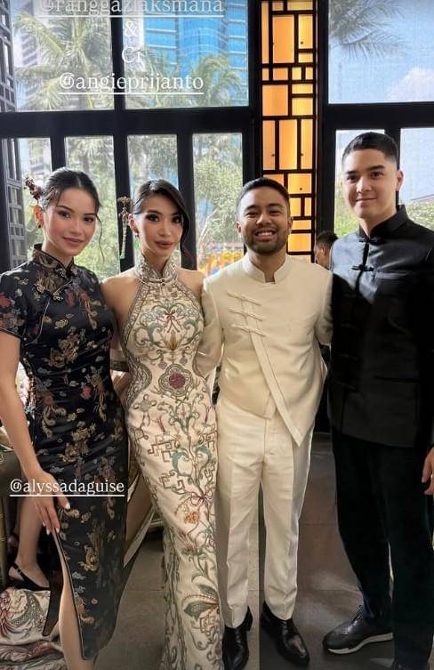 Artis Hadiri Prosesi Sangjit Ranggaz Laksmana (Instagram.com/ranggazlaksmana)